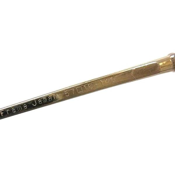 FENDI フェンディヴィンテージ FE-9485 ダイヤモンド サファイア 度入り メガネ めがね 眼鏡 レディース ゴールド系 DK7270 | FENDI | 04