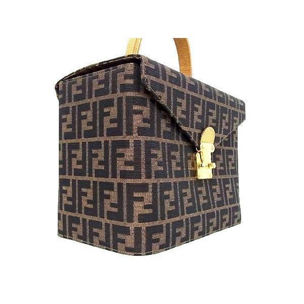 FENDI □極美品□ フェンディ ズッカ柄 キャンバス×レザー 2WAY