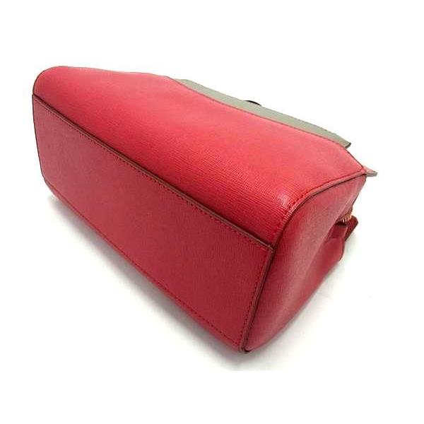 ■極美品■ FURLA フルラ レザー ポーチ付き 2WAY ハンドバッグ ショルダーバッグ レディース レッド系 FA0376 FURLA（フルラ） □極美品□ レザー ポーチ付き 2WAY ハンドバッグ