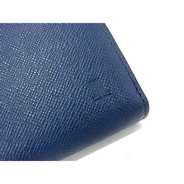 ■新品■未使用■ LANVIN COLLECTION ランバンコレクション レザー ラウンドファスナー 長財布 ウォレット ネイビー系 FA1164 LANVIN COLLECTION □新品□未使用□ ランバンコレクション レザー