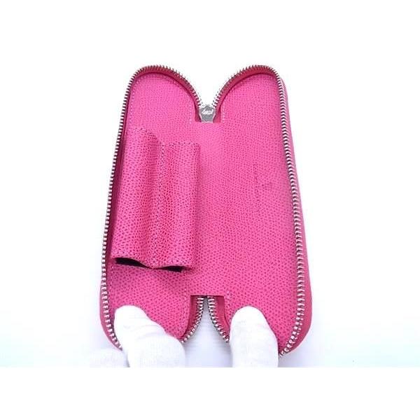 ■新品■未使用■ GRAF VON FABER-CASTELL グラフ フォン ファーバーカステル レザー ペンケース ペン入れ 文房具 ピンク系 FA1199 □新品□未使用□ GRAF VON FABER-CASTELL グラフ フォン ファーバー