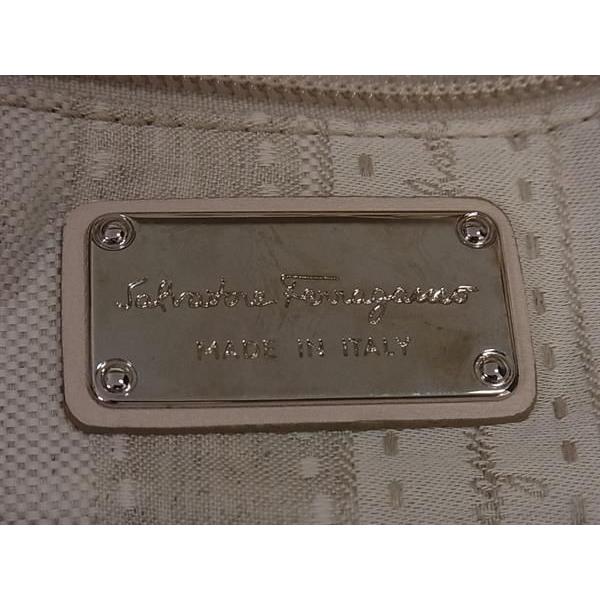 ■新品■未使用■ Salvatore Ferragamo フェラガモ ダブルガンチーニ FJ-21 D894 レザー ハンドバッグ トートバッグ ピンク系 FA6003 | FERRAGAMO | 09