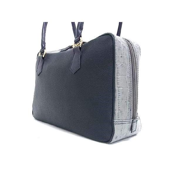 濱野カバン　クロコ　型押し　トートバッグ　ハマノ　HAMANO クロコ スクエアトートA4収納 トートバッグ レディース【濱野皮革工藝