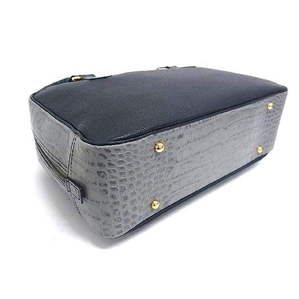 美品 濱野 ハマノ クロコダイル バッグ ハンドバッグ シャイニークロコ 傳濱野 □新品□未使用□ HAMANO ハマノ クロコダイル型押しレザー