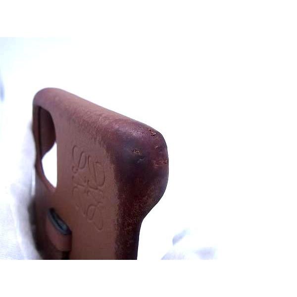 LOEWE ロエベ アナグラム レザー iPhone 11 対応 アイフォンケース スマホケース レディース ブラウン系 FA7777 | LOEWE | 04