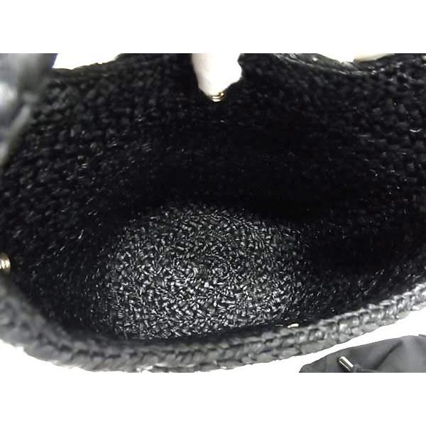 ■新品同様■ HELEN KAMINSKI ヘレンカミンスキー ラフィア ショルダーバッグ 肩掛け レディース ブラック系 FB3020 Helen Kaminski（ヘレンカミンスキー） □新品同様□ ラフィア