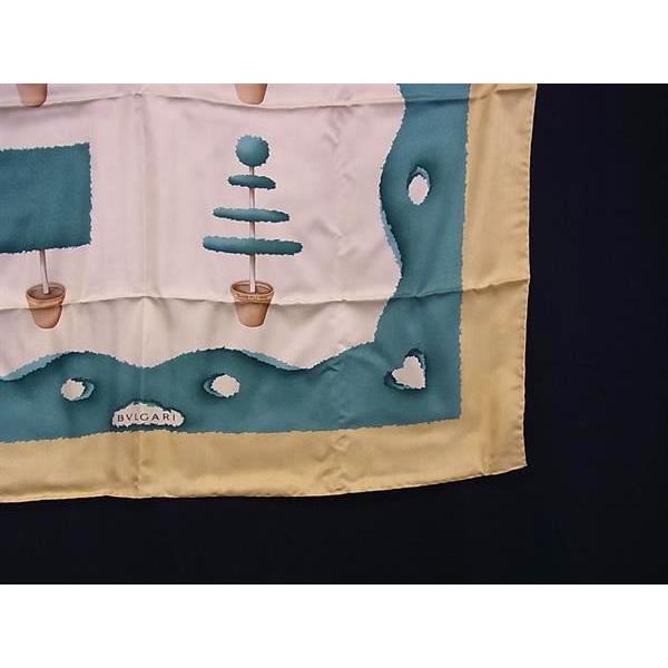 BVLGARI □新品□未使用□ ブルガリ シルク100% 大判 スカーフ  