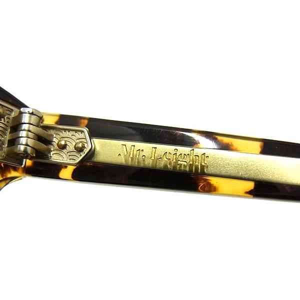□極美品□ Mr.Leight ミスターライト 12KG 46□23 べっ甲調 メガネ