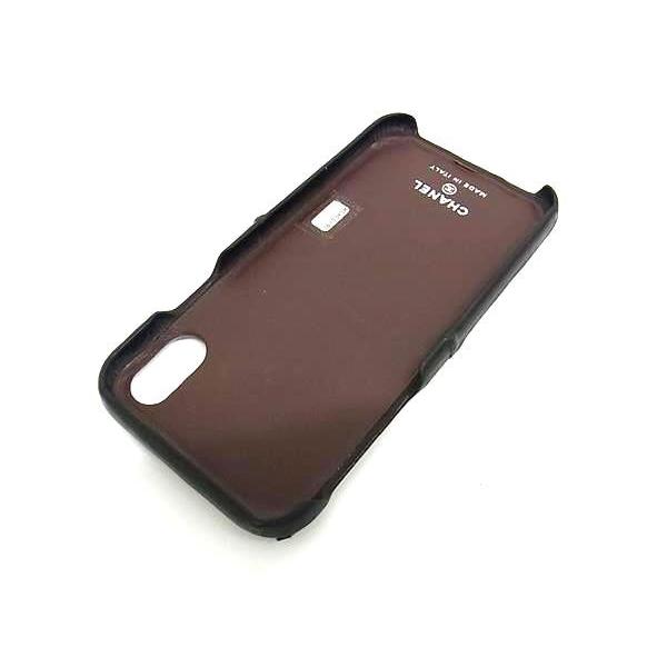 CHANEL シャネル ココマーク マトラッセ ラムスキン iPhoneX/XS 対応  