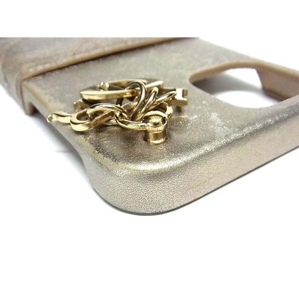 タグ付✨ クリスチャン ディオールiPhone12 ケース カナージュ ゴールド Christian Dior ChristianDior ディオール レディディオール