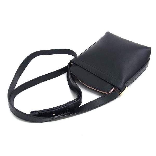 ■新品同様■ Ferragamo フェラガモ ガンチーニ レザー 2WAY ハンドバッグ ショルダー レディース ブラック系 FC0162 | FERRAGAMO | 04