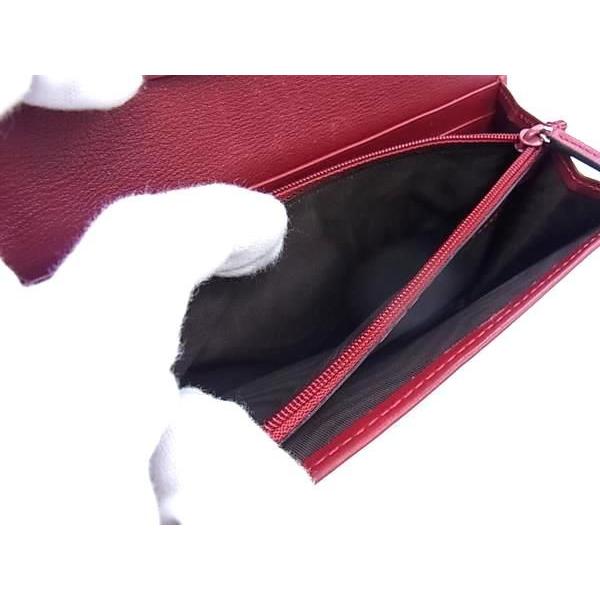 グッチ 長財布 GGレザー マイクログッチシマ レディース ブラック レッド グッチシマ グッチ レディース 男女兼用 GUCCI 財布 長財布l レザー