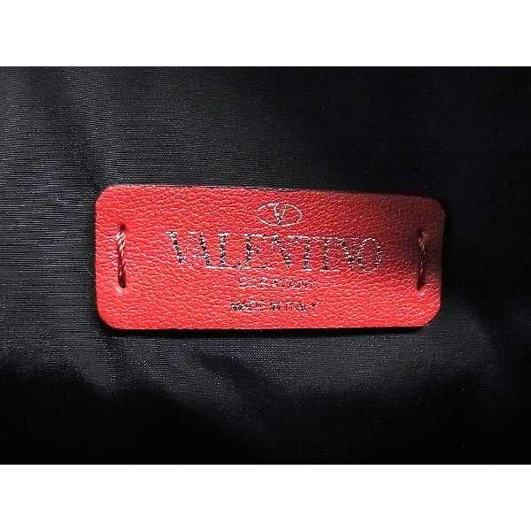 ■極美品■ VALENTINO GARAVANI ヴァレンティノ ガラヴァーニ パテントレザー クロスボディ ショルダーバッグ ポシェット レッド系 FC0447 VALENTINO GARAVANI □極美品□ ヴァレンティノ ガラヴァーニ パテント