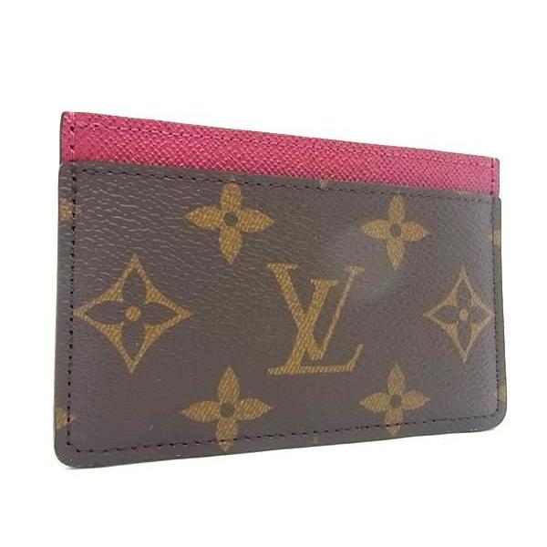 ■新品同様■ LOUIS VUITTON ルイヴィトン M60703 モノグラム ポルト カルト サーンプル パスケース カードケース ブラウン系 FC2632 | LOUIS VUITTON