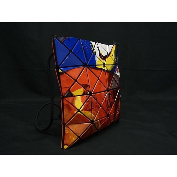 ■極美品■ BAO BAO ISSEY MIYAKE バオバオイッセイミヤケ SUPERNOVA PVC クロスボディ ショルダーバッグ レッド系 FD9580 BAO ISSEY MIYAKE □極美品□ バオバオイッセイミヤケ SUPERNOVA PVC