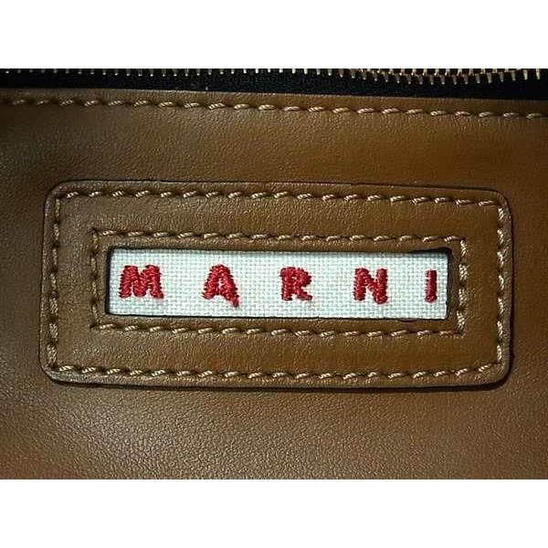 MARNI（マルニ） □極美品□ ミュゼオ レザー×ボア 2WAYハンドバッグ