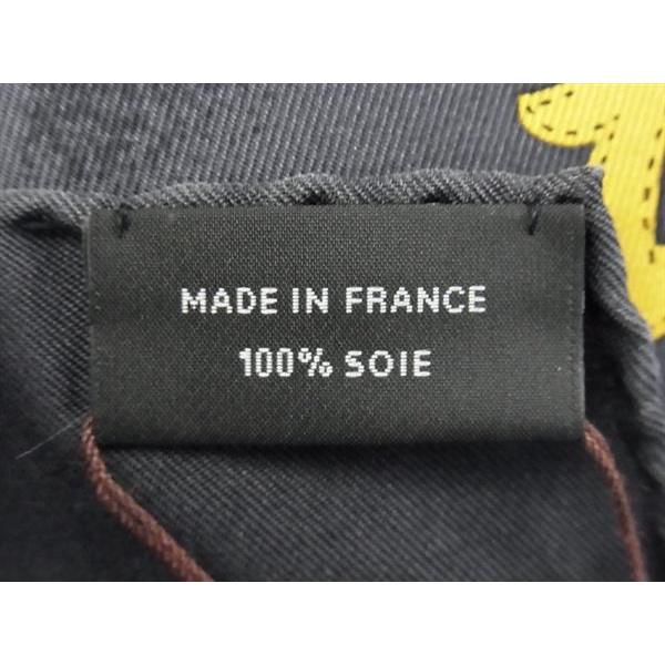 HERMES エルメス カレ45 セギュール 夫人 伯爵 スカーフ E000