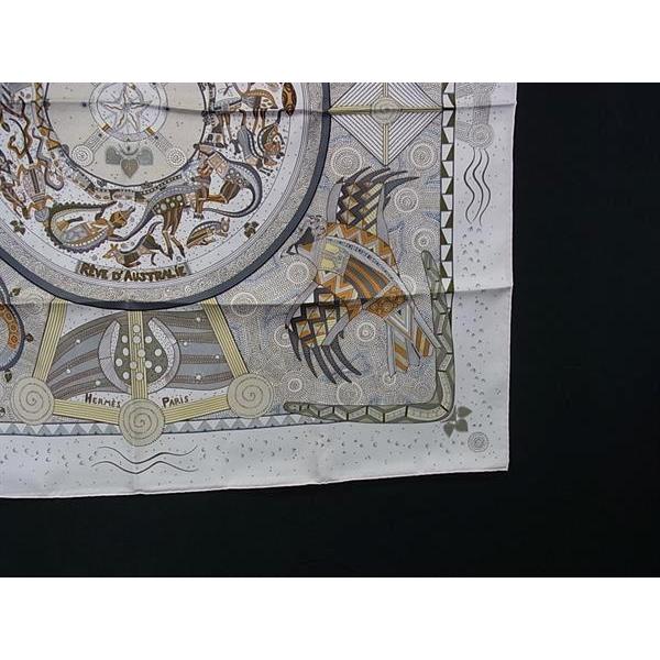 HERMES/エルメス カレ90 オーストラリアの夢 シルク スカーフe_017 HERMES/エルメス カレ90 オーストラリアの夢 シルク スカーフ