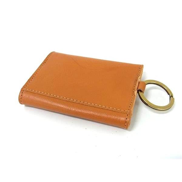 イルビゾンテ　オレンジ　レザー　コインケース IL BISONTE □新品□未使用□ イルビゾンテ レザー コインケース