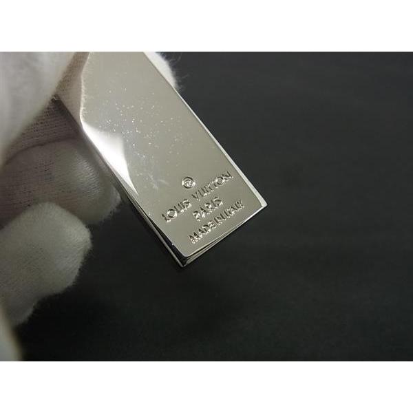 LOUIS VUITTON - ■新品同様■ LOUIS VUITTON ルイヴィトン M67918 ダミエ キーホルダー キーリング チャーム メンズ レディース シルバー系 FG9648 LOUIS VUITTON □新品同様□ ルイヴィトン M67918 ダミエ