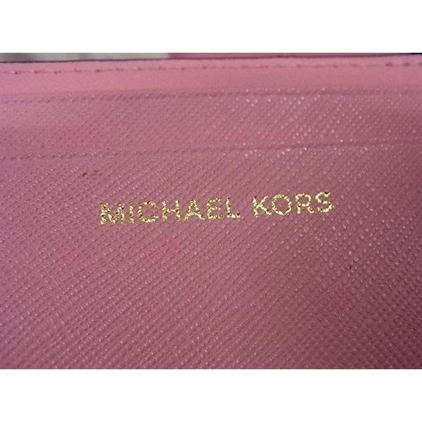MICHAEL KORS □新品同様□ マイケルコース レザー 二つ折り 財布