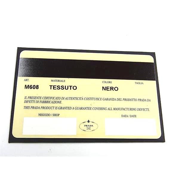 ■新品同様■ PRADA プラダ テスートナイロン 二つ折り 長財布 ウォレット 札入れ 小銭入れ カード入れ レディース ブラック系 FH8057 | PRADA | 06