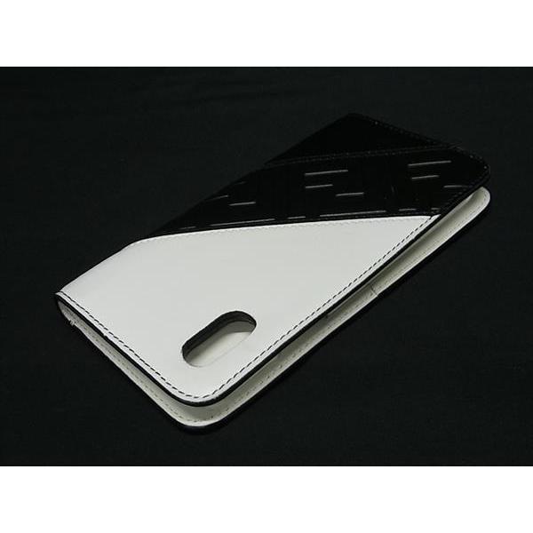 □美品□ FENDI フェンディ フィラコラボ ズッカ柄 レザー iPhoneX/XS 