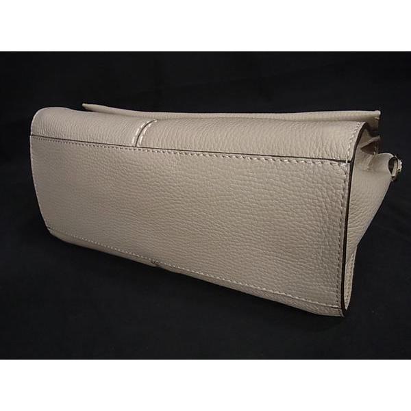 ■新品同様■ LORISTELLA ロリステッラ レザー 2WAY ハンドバッグ ショルダー クロスボディ 斜め掛け レディース アイボリー系 FI5056 □新品同様□ LORISTELLA ロリステッラ レザー 2WAY ハンドバッグ