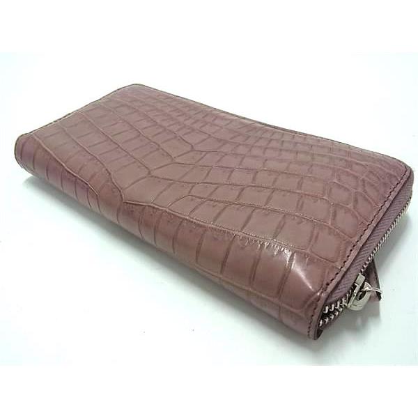 GUCCI □極上□本物□新品同様□ グッチ 374850 クロコダイル ラウンド  