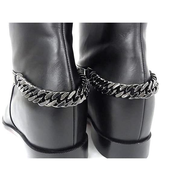 Christian Louboutin □極美品□ ルブタン レザー ロングブーツ サイズ  