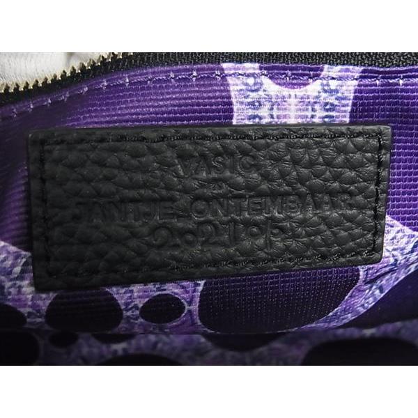 【極美品】ヴァジック ハンドバッグ エバーミニ ワンハンドル レザー ブラック VASIC □新品同様□ ヴァジック エバーミニ レザー ワンハンドル