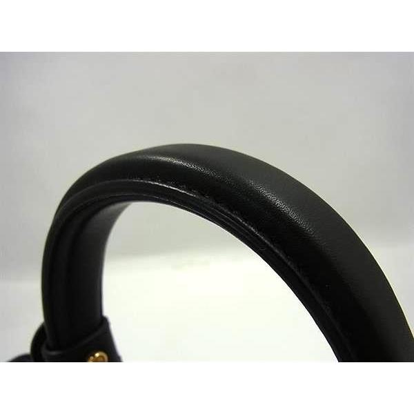 ■極美品■ Salvatore Ferragamo フェラガモ  FZ-21 F628 ガンチーニ ソフィア レザー ハンドバッグ ショルダー ブラック系 FI9165 | FERRAGAMO | 03