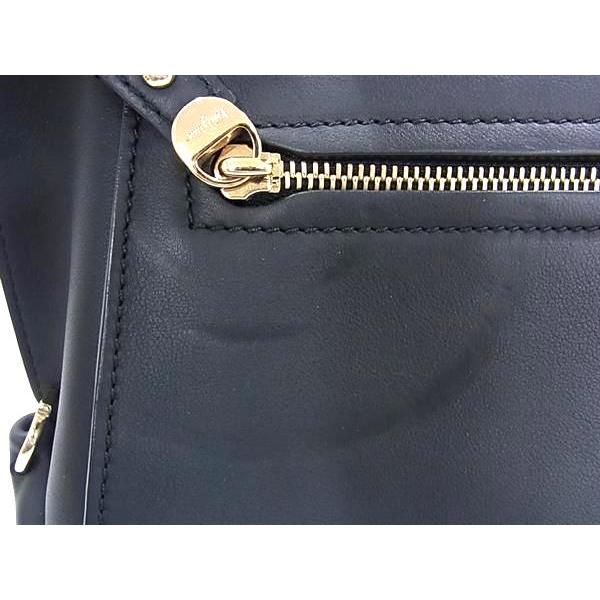 ■極美品■ Salvatore Ferragamo フェラガモ  FZ-21 F628 ガンチーニ ソフィア レザー ハンドバッグ ショルダー ブラック系 FI9165 | FERRAGAMO | 08