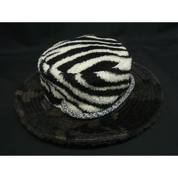 □極美品□ KHRISJOY クリスジョイ アクリル×ポリエステル ハット 帽子