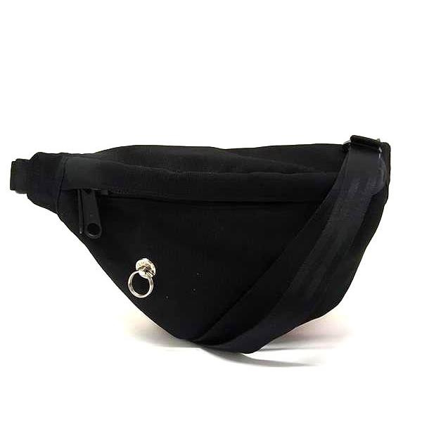 ■新品同様■ JAM  MADE ジャムホームメイド ナイロン ウエストバッグ ウエストポーチ ボディバッグ ブラック系 FJ5171 JAM HOME MADE（ジャムホームメイド） □新品同様□ ナイロン ウエスト