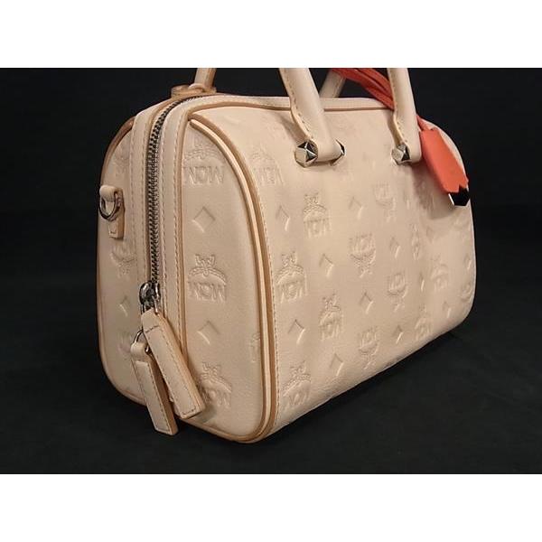 □極美品□ MCM エムシーエム モノグラム ヴィセトス柄 レザー