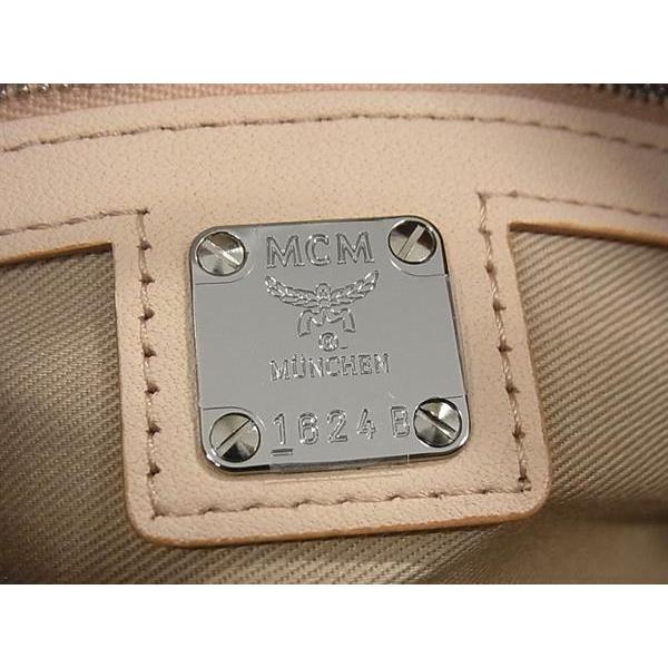 □極美品□ MCM エムシーエム モノグラム ヴィセトス柄 レザー