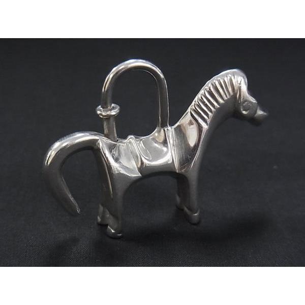 HERMES 馬 vintage シルバーチャーム