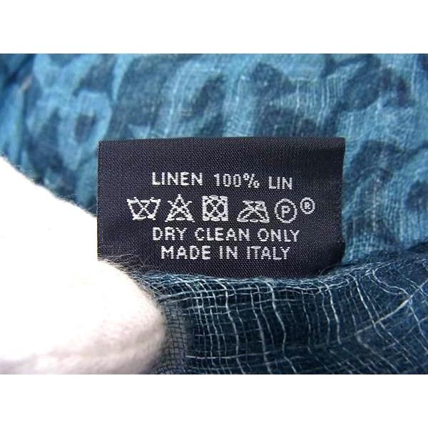 HERMES □新品同様□ エルメス アンカー 猫 リネン100% ストール  