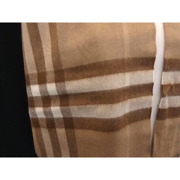 ■新品■未使用■ BURBERRY バーバリー カシミヤ100％ マフラー ストール ショール 防寒具 ブラウン系 FJ7566 | BURBERRY | 02