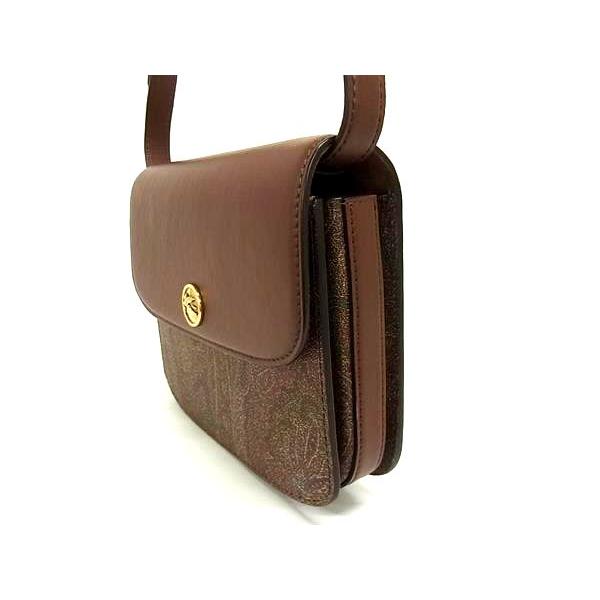 ETRO □新品同様□ エトロ エッセンシャル PVC×レザー