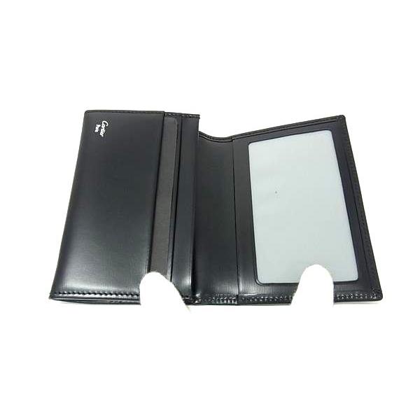 美品　Cartier　カルティエ　パシャ　スムースレザー　カードケース　名刺入れ Cartier □新品□未使用□ カルティエ パシャ レザー カード入れ