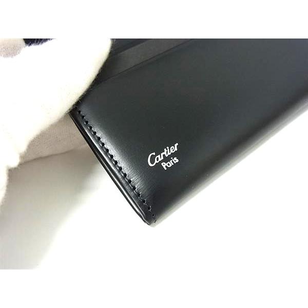 極美品　Cartier カルティエ　パシャ　ケース　レザー　ブラック　黒 Cartier □新品□未使用□ カルティエ パシャ レザー カード入れ