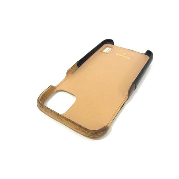CHANEL - CHANEL シャネル ココマーク マトラッセ カンボンライン ラムスキン iPhone11 アイフォンケース スマホケース ブラック系 FK5172 CHANEL シャネル ココマーク マトラッセ カンボンライン