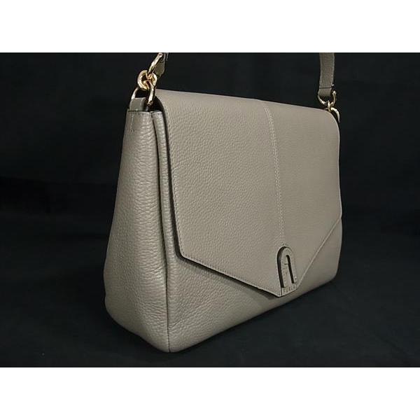 未使用★FURLA フルラ ダフネ グレージュ 2wayレザーハンドバッグ 本革 FURLA □新品□未使用□ フルラ ダフネ レザー 2WAY ハンドバッグ