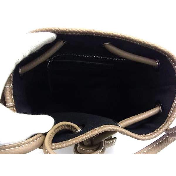 VASIC（ヴァジック） □新品同様□ ボンド レザー 巾着型 ハンドバッグ