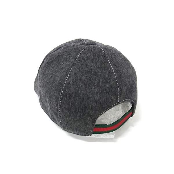 グッチGUCCIインターロッキングＧブラックコットンキャップシェリーライン 刺繍 グッチGUCCIインターロッキングGブラックコットンキャップ