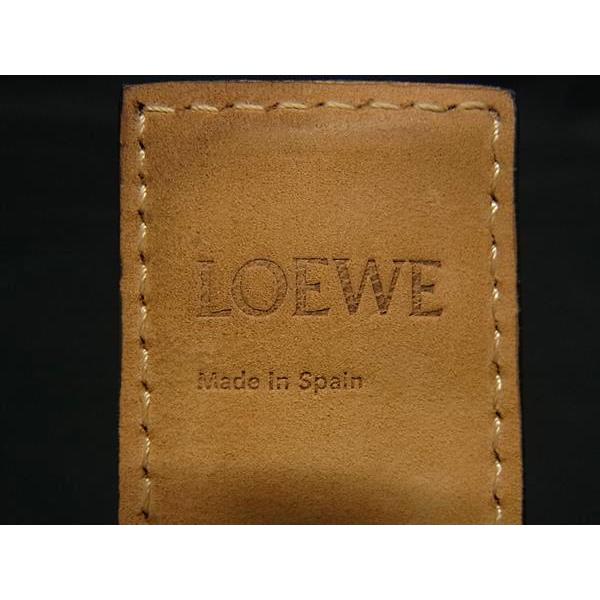 LOEWE（ロエベ） □美品□ アナグラム スラップ レザー ブレスレット