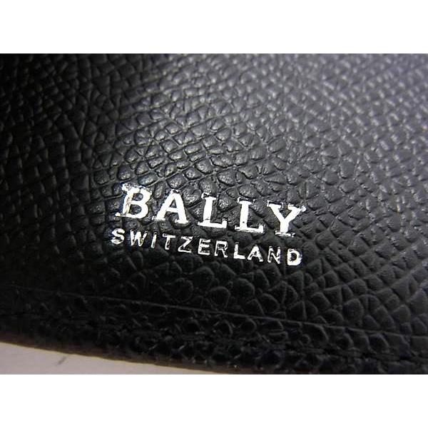 Bally □新品□未使用□ BALLY バリー レザー 二つ折り 財布