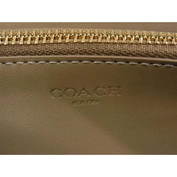 (H01306）新品正規品 COACH スワンプリント ラウンドファスナー長財布 COACH □新品□未使用□ コーチ PVC スワン プリント ラウンド